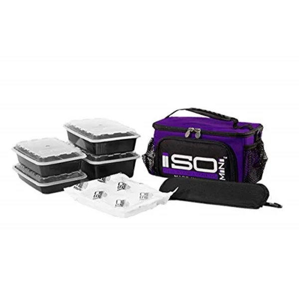 Isolator Fitness 2 Meal Isomini Meal Management Bag - Purple/Black