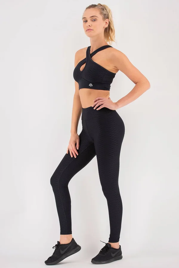 Lux Leggings - Textured - Violet 2XL by Alpha Prime