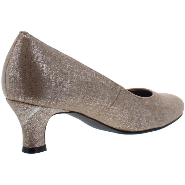 Array Womens Flatter Low Heels, 6, Orange Leather