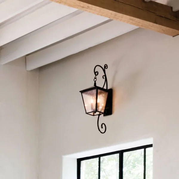 Hinkley Lighting 1436DZ-LL Trellis Outdoor Wall Light, Aged Zinc