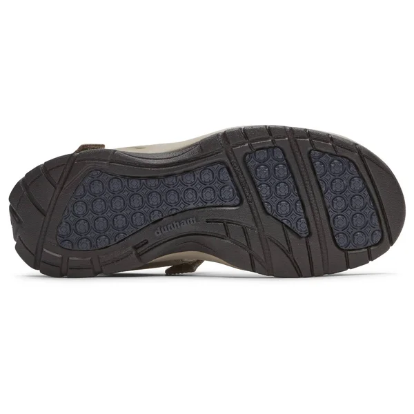 Rockport Mens Dunham Nolan Water-Friendly Sandal - Size 8 - Taupe