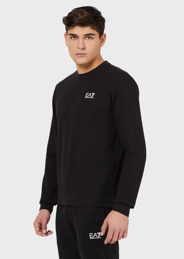 Emporio Armani Men Cotton Sweatshirt - Size 3XL - Black