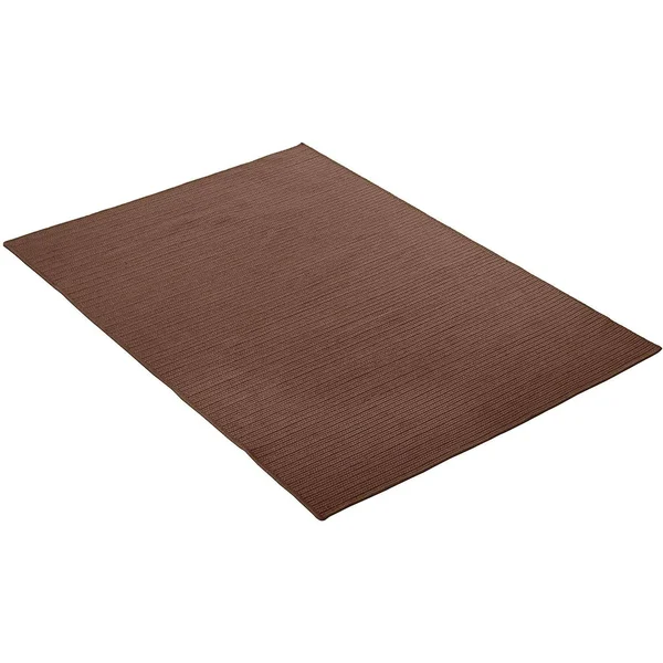 Colonial Mills LS01R060X084S 5 x 7 ft. Sunbrella Solid Braided Rug - Mink