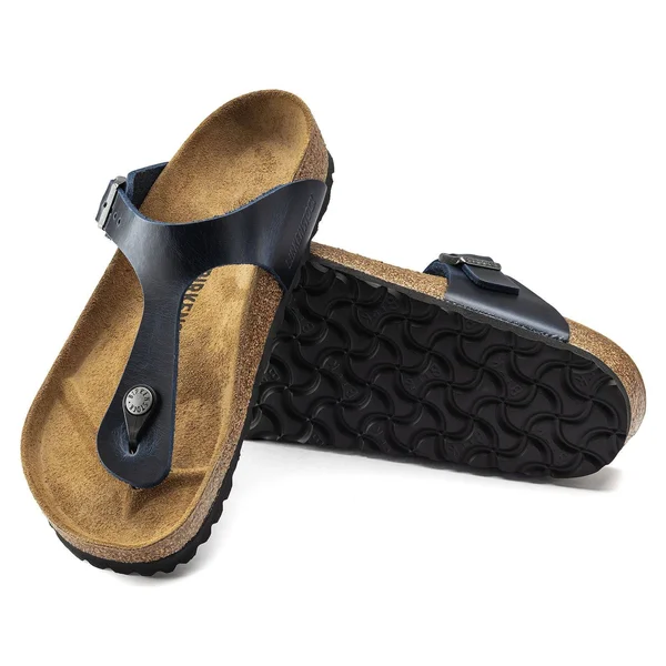 Birkenstock Gizeh - Leather (Washed Metallic Pink) Women's Sandals