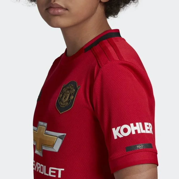 Adidas Youth Soccer Manchester United Home Jersey (YXS) Red