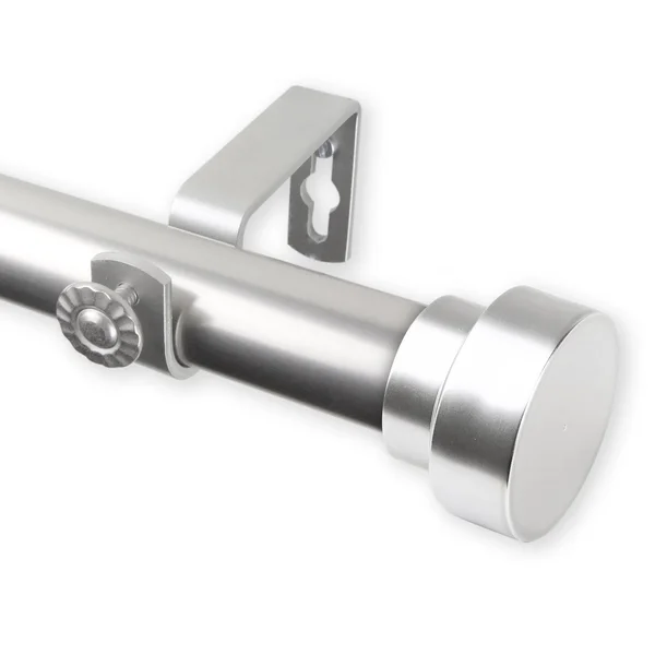 Rod Desyne Bonnet 1x22 Double Curtain Rod - Mahogany