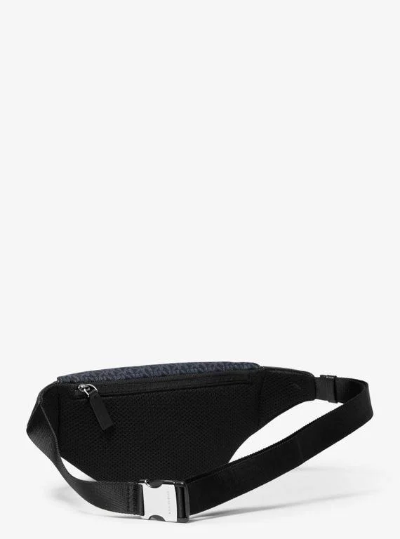 Michael Kors Greyson Logo Sling Pack - Black - Belt Bags
