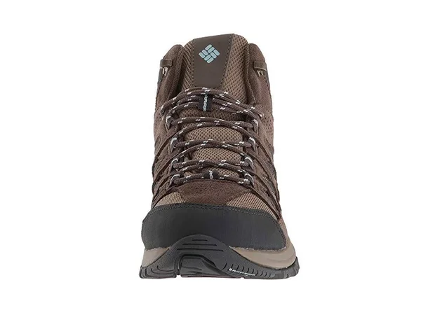 Columbia Women's Crestwood Mid Waterproof Boot - 9.5 - Pebble, Oxygen