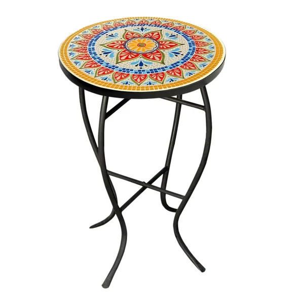 Mosaic Accent Outdoor Side Table - Haven Way