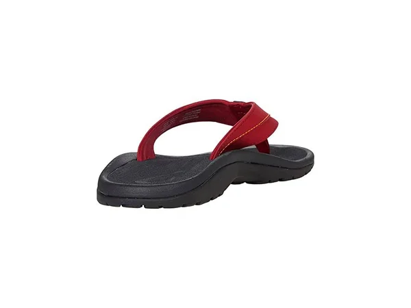 Olukai &Ohana Koa Men's Sandals Deep Red/Sunrise : 7 D - Medium
