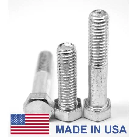 1 inch-8 x 9 inch (PT) Coarse Thread Grade 5 Hex Cap Screw (Bolt) - USA Medium Carbon Steel Zinc Plated Pk 15, Men's