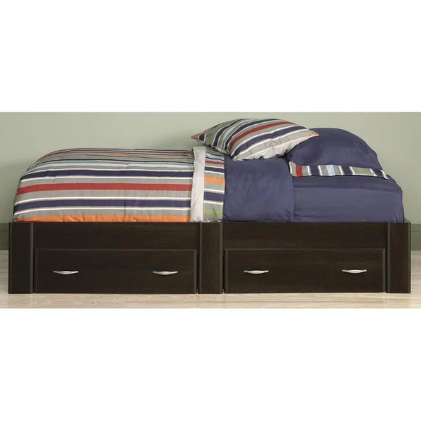 Sauder Beginnings Platform Bed, Cinnamon Cherry, Twin