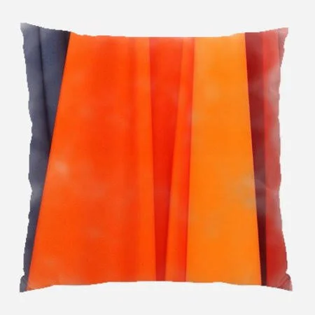 Ebern Designs Dominquez Throw Pillow, Size: Large, Orange