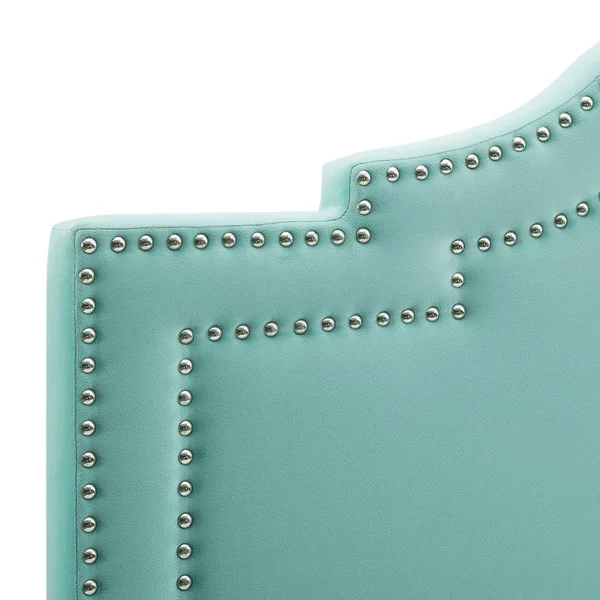 Full/Queen Lucia Performance Velvet Headboard Mint - Modway