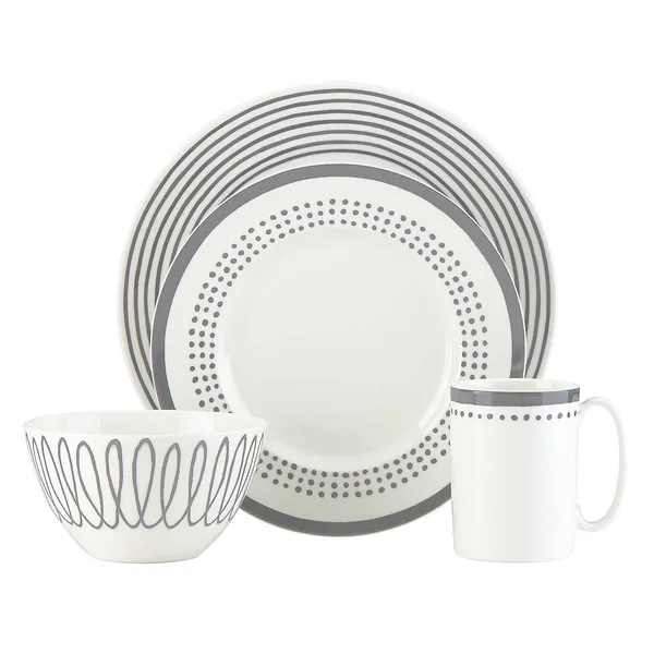 Kate Spade New York Slate 4 Piece Charlotte Street East Place Setting - Each