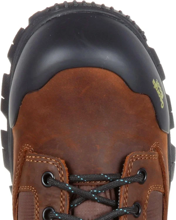 Georgia Boot Blue Collar Women's Composite Toe Waterproof Work Boot, Size: 8, Brown