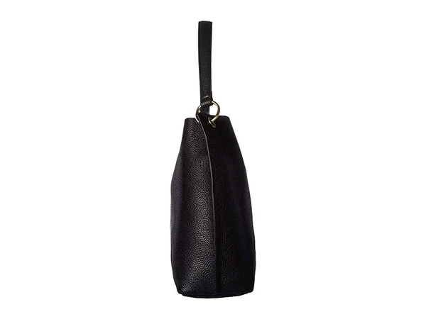 Medium Soft Grain Hobo Leather Bag CANDIEE in Black, Ted Baker Women's