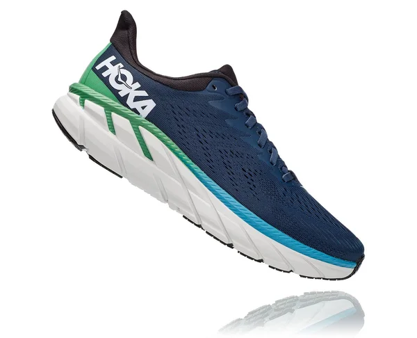 Hoka One One Men's Clifton 7 - 8.5 - Moonlit Ocean/Anthracite
