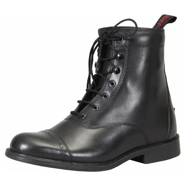 TuffRider Ladies Baroque Lace Up Paddock Boots - 6 - Black