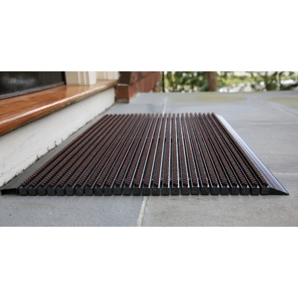 Mats Inc. World&s Best Ultimate Outdoor Bristle Entrance Mat - Brown, 1.5& x 2.5&
