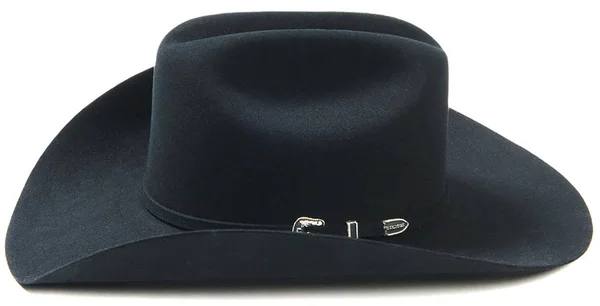 Stetson Skyline 6X Felt Cowboy Hat w/ 4 1/4x22 Brim - Black