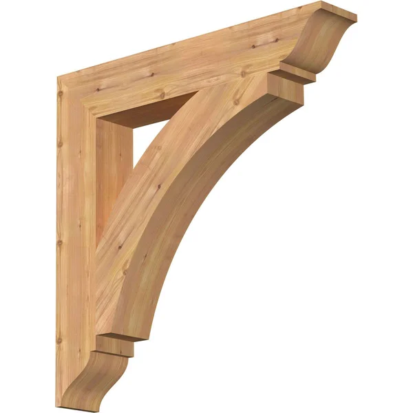 Ekena Millwork BKT06X34X34THR01SWR 5 1/2x22W x 34x22D x 34x22H Thorton Traditional Smooth BRACKET - Western Red Cedar