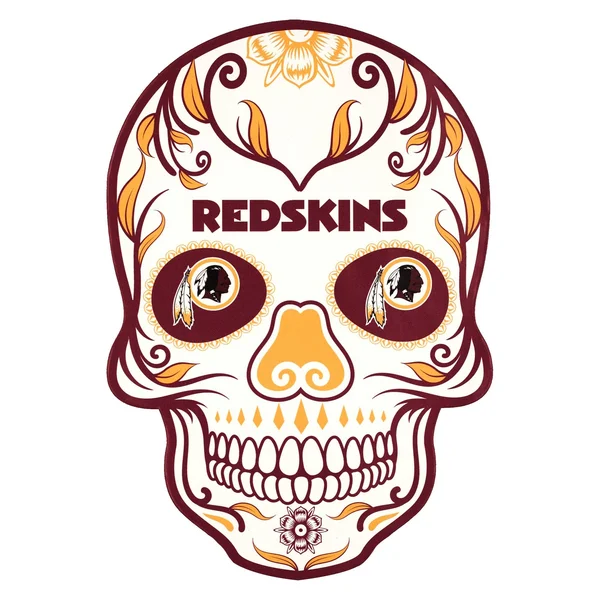 NFL Washington Redskins Large Outdoor Skull Decal