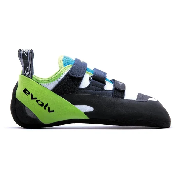 Evolv Men's Supra Climbing Shoe - 13 - White, Neon Green
