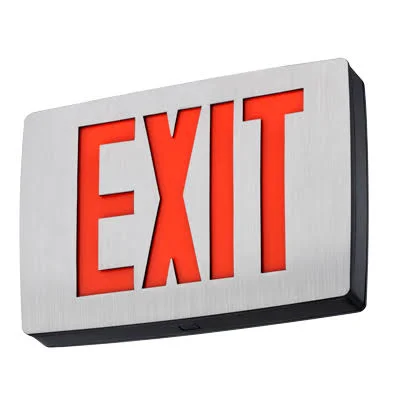 Lithonia Lighting LQC 2 R Quantum Series Cast Aluminum LED Exit Sign