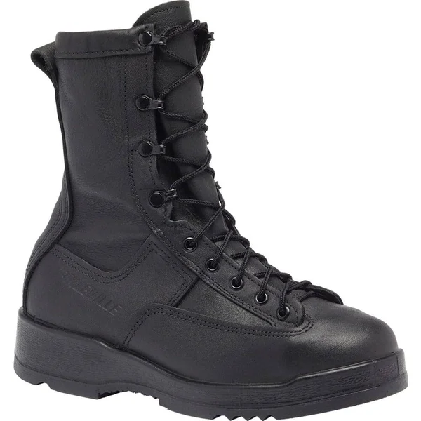 Belleville 800ST Waterproof Steel Toe Flight and Flight Deck Boots (Black)