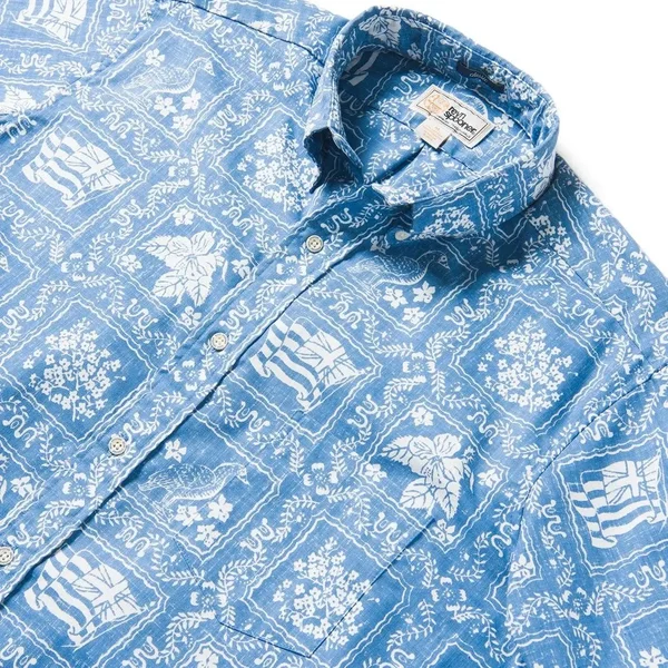 Lahaina Sailor Archive Classic - Spooner Kloth Pullover, Denim, 2XL