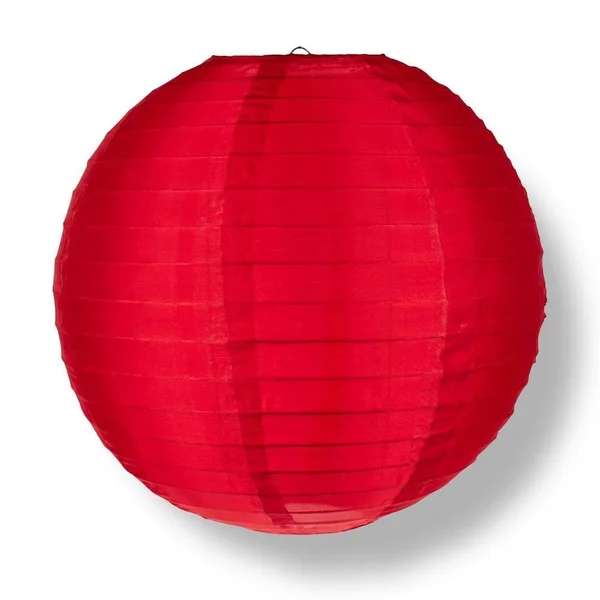 36x22 Red Nylon Lantern - Durable Hanging Decoration