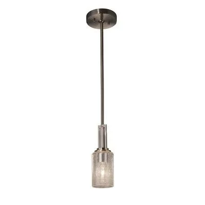 Donashia 1 - Light Single Cylinder Pendant Latitude Run Finish: Brushed Nickel - Shade Color: Opal, Bulb Type: Incandescent