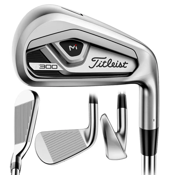 Titleist T300 Irons Set 5-PW (AMT Red, Stiff) 2021 New