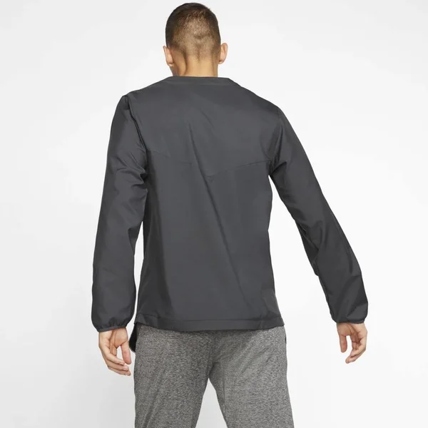 Nike Men's Long Sleeve Baseball Jacket Anthracite/White Size Small