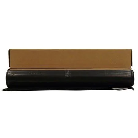 Husky 10 ft. x 100 ft. Black 4 Mil Plastic Sheeting