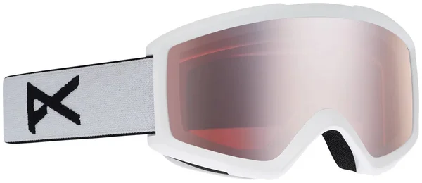 Anon Helix 2.0 Goggles (White/Silver Amber + Amber)