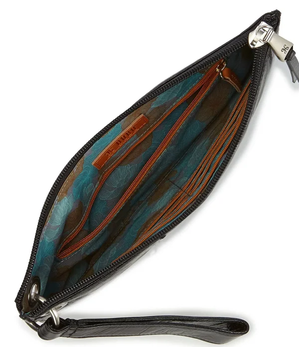 Vida Wristlet Wallet in Whisper Blue - Hobo, 10" x 5" x 0.5"