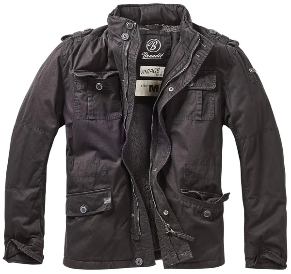 Brandit Britannia Winter Jacket Black Size M