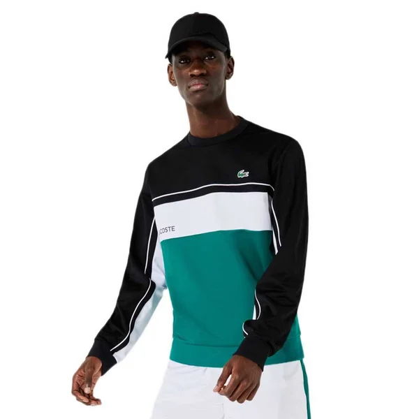 Lacoste Men’s Sport Resistant Colourblock Piqué Sweatshirt - XXL - 7