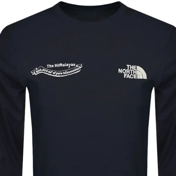 The North Face Men's Himalayan Bottle Long Sleeve T-Shirt - XXL, Aviator Navy