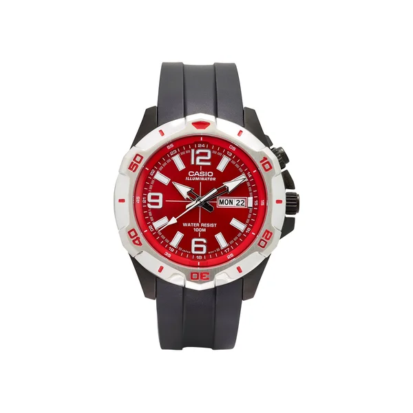Casio Men's Super Illuminator Analog Black Resin Watch