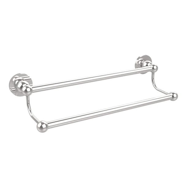 Allied Brass Bolero Collection 24 inch Double Towel Bar Polished Chrome
