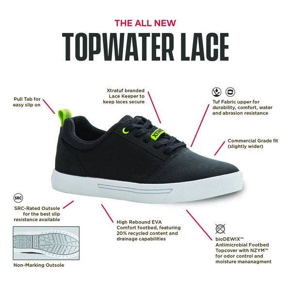 Xtratuf Women's Topwater Lace Casual Shoes, Gray
