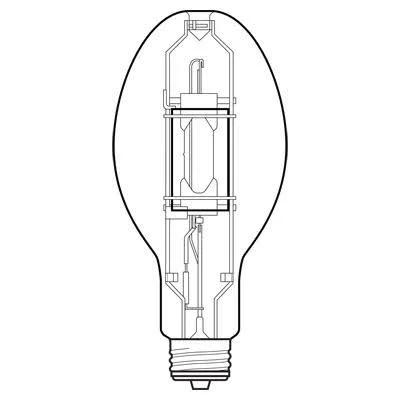 GE 46276 - MPR320/C/VBUXHOPA 320 Watt Metal Halide Light Bulb