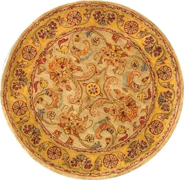 Safavieh 4& x 6& Classic CL324A Light Green - Gold Rug