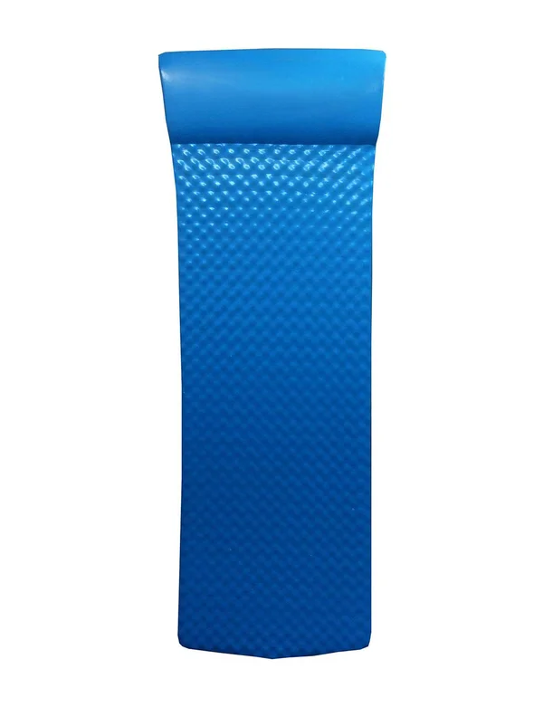 Texas Recreation Super-Soft Pool Float with Head Rest - Bahama Blue