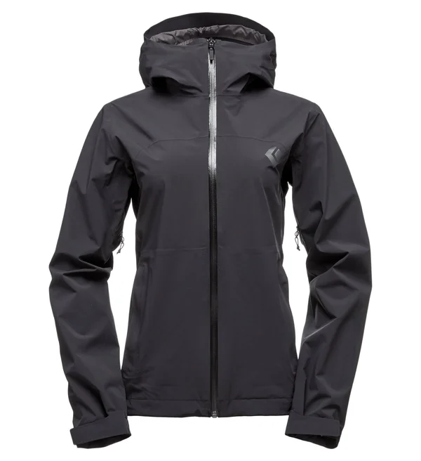 Black Diamond Women's Stormline Stretch Rain Shell - Small - Ocean