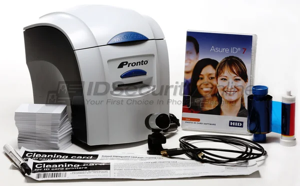 Pronto Single Sided Photo ID Printer with Bundle