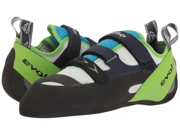 Evolv Men's Supra Climbing Shoe - 13 - White, Neon Green